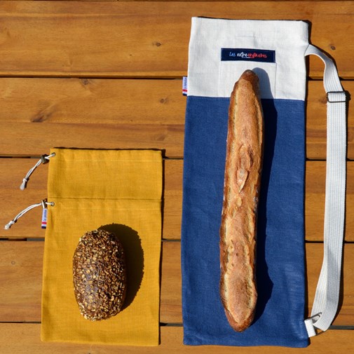 Sacs à pain en lin - Le Pack "baroudeur chevronné"