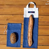 Pack pro du sac à pain avec craquant bleu et pochon bleu