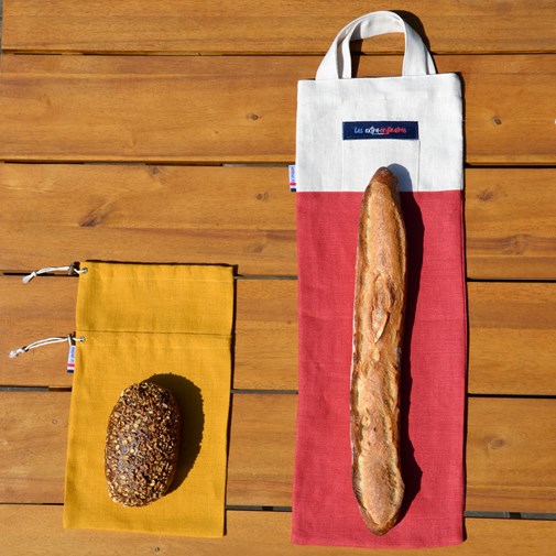 Sacs à pain en lin - Le Pack "pro du sac à pain"