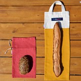Pack pro du sac à pain avec craquant jaune et pochon rouge