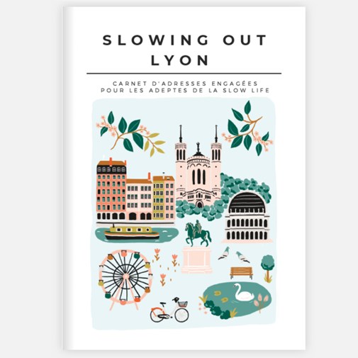 City-guide de Lyon illustré et engagé - Format papier A6