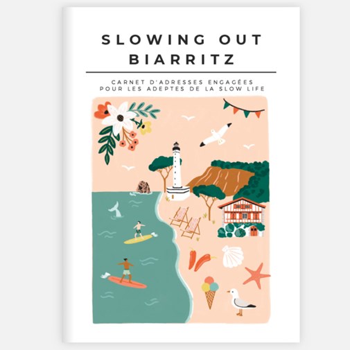 City-guide de Biarritz illustré et engagé - Format papier A6