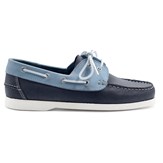 Chaussures bateau cuir bleu et bleu clair 5