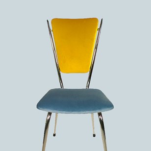 Chaise patchwork - La chaise de tatie Marcelle