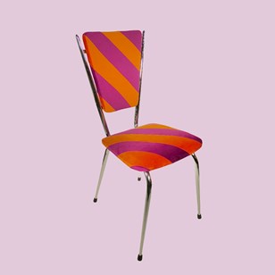 Chaise patchwork - La chaise de la cousine Arlette
