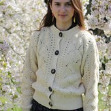 Gilet Mimosa creme 100% Made in France 9