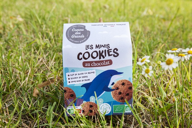 Cookies au Chocolat bio pour le gouter des enfants