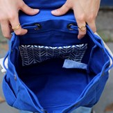 Mini sac à dos MINI ELIOT, bleu électrique, coton bio 4