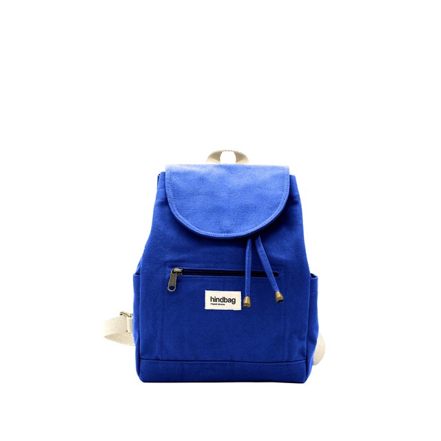 Mini sac à dos MINI ELIOT, bleu électrique, coton bio 3