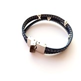 Bracelet en liège unisexe Valentin, bleu ou couleur au choix 13