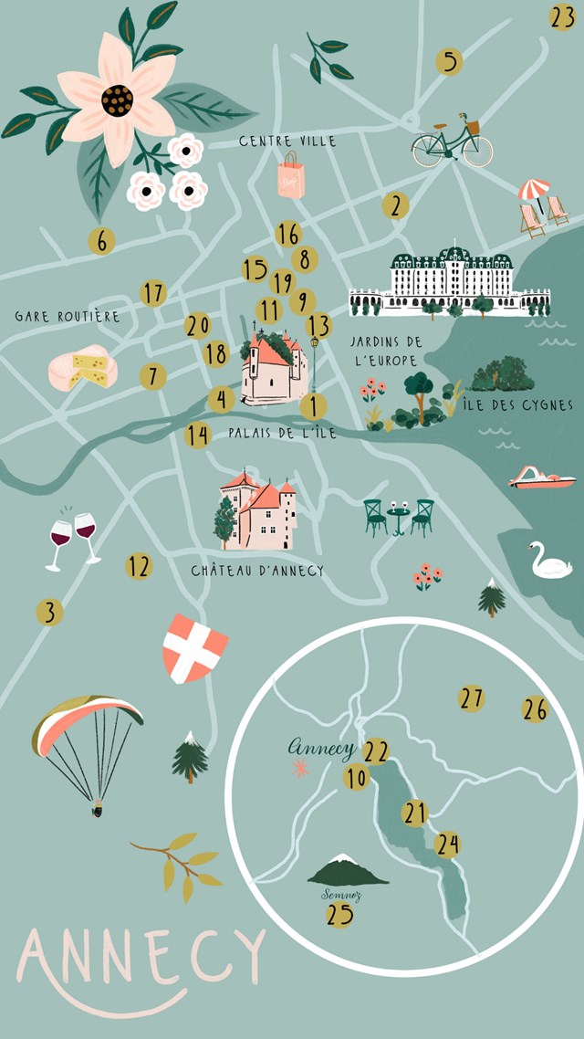 City-guide d'Annecy illustré et engagé - Format numérique 5