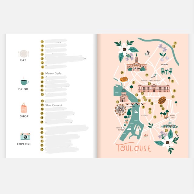 City-guide de Toulouse illustré et engagé - Format papier A6 7