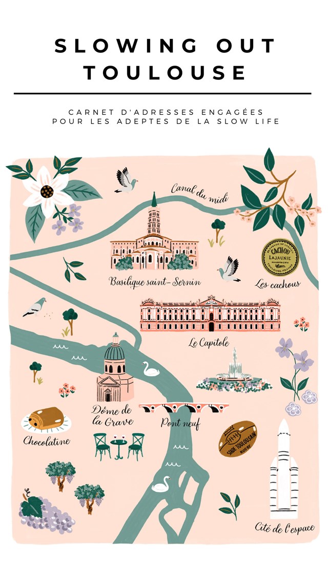 City-guide de Toulouse illustré et engagé - Format numérique 3