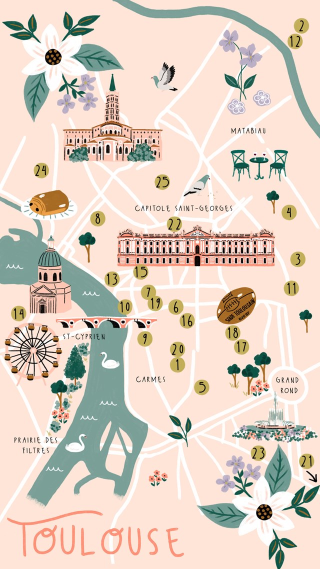 City-guide de Toulouse illustré et engagé - Format numérique 6