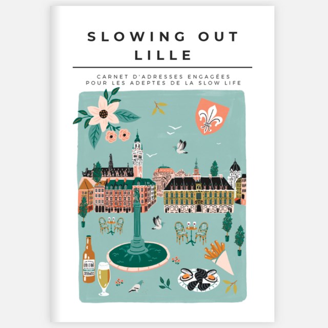 City-guide de Lille illustré et engagé - Format papier A6 2