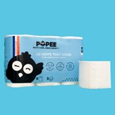 Papier toilette ultra-confort Popee (10 packs de 6 rouleaux) 2