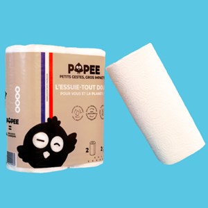 Essuie-tout ultra-absorbant Popee (14 lots de 2 bobines)