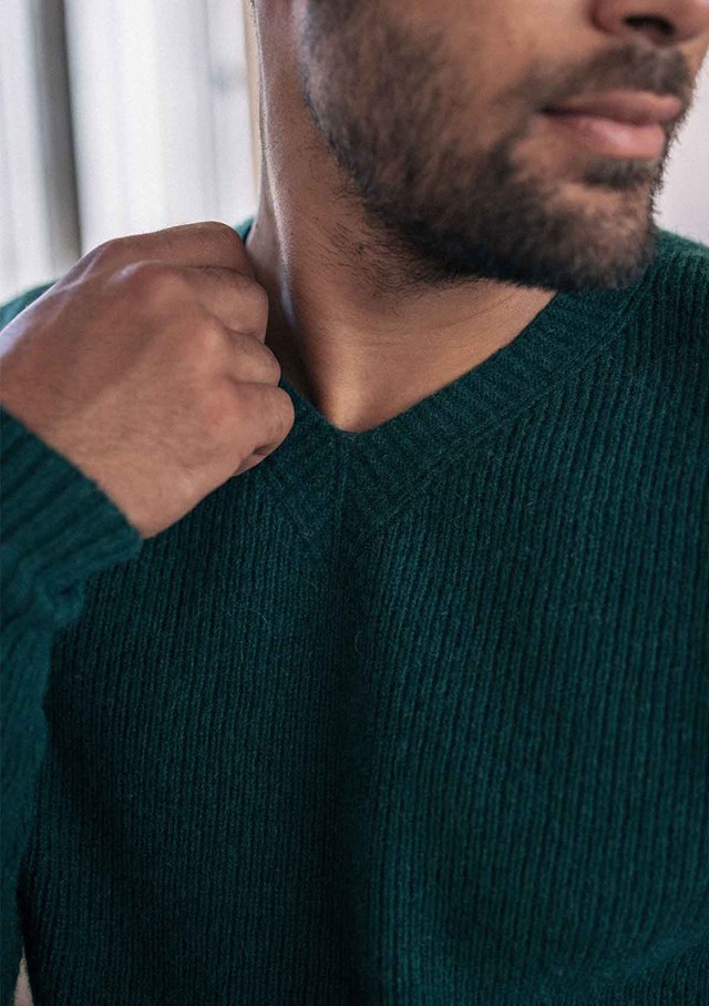 Un pull homme 100% recyclé et made in France - Montlimart
