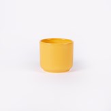 Tasse sans anse pour thé et café en porcelaine Jaune moutarde 2