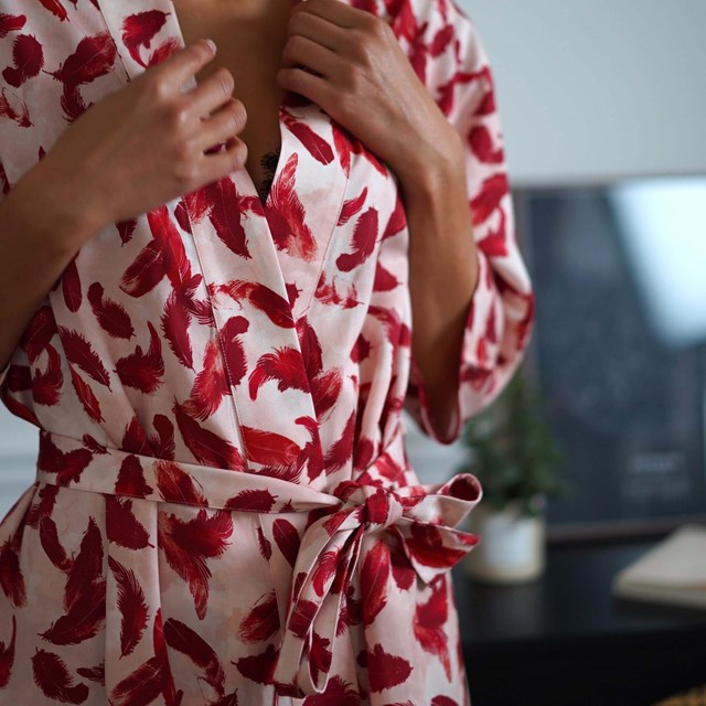 Nêge Paris - Kimono 100% tencel certifié oeko-tex