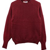 Pull Agave rouge en laine recyclée 100% made in France - 9