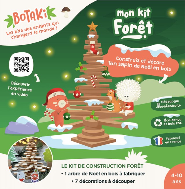 Le kit Forêt | Construis et décore ton sapin de Noël en bois 7