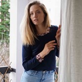 Nêge Paris - Sweatshirt femme Encore un Soir 100% coton bio certifié GOTS