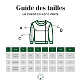 Le sweat français mixte 100% coton bio | Gris chiné 10