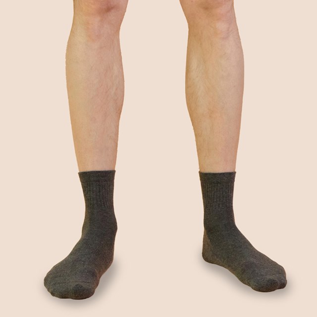Chaussettes de tennis basses en coton bio pour hommes - Pétrone