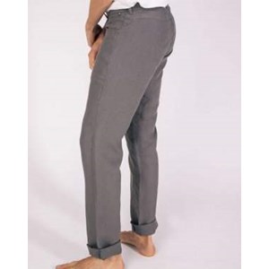 Pantalon Zanzibar Droit Homme en 100% Lin Coloris Taupe