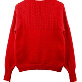 Pull Agave rouge en laine recyclée 100% made in France - 11