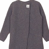 Manteau Erable en laine recyclée - Sable 5