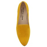 Slippers Plates Daim Jaune Moutarde 7