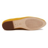 Slippers Plates Daim Jaune Moutarde 8