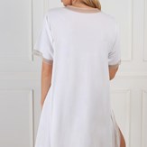 Chemise de nuit ou robe d'intérieur Hilda blanche 3